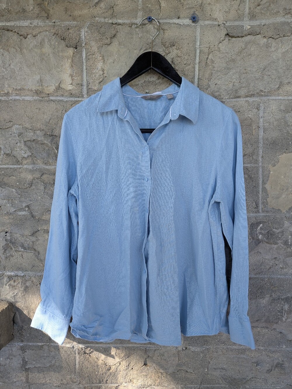 Ted Baker Linen Blend Button Down Women's Top